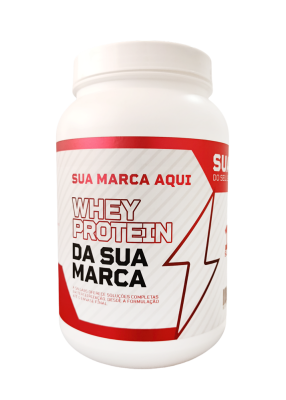 Embalagem de whey personalizada